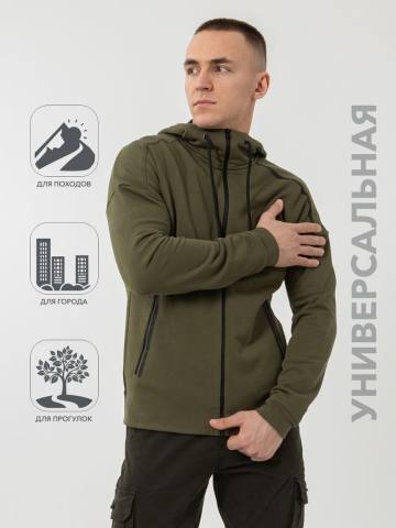 Куртка "Иртыш" (футер, хаки)