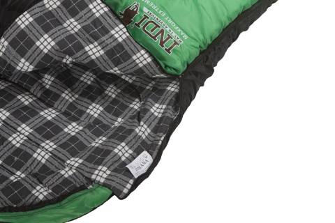 Спальный мешок INDIANA "MAXFORT EXTREME" L-zip (черный) t +9/-27, левый