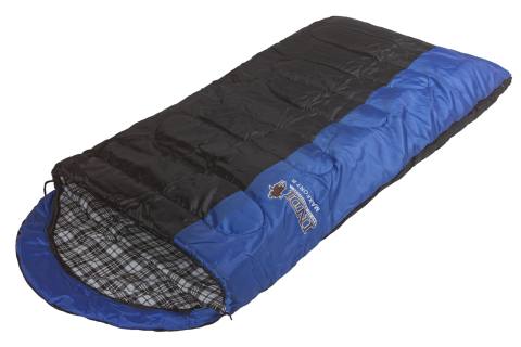 Спальный мешок INDIANA "MAXFORT" L-zip (черный) t +15/-8, левый
