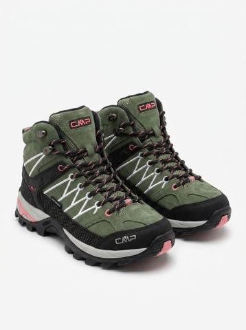 Ботинки женские CMP "RIGEL MID WMN TREKKING SHOES WP" 3Q12946 24ER (зеленый)