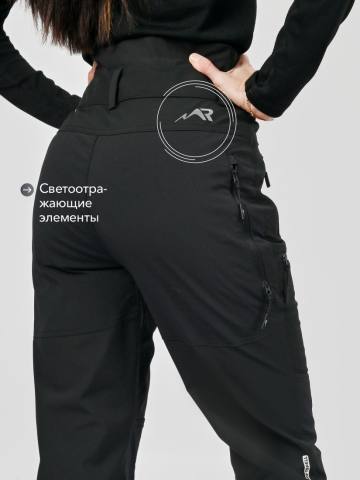 Брюки женские Softshell "Истра" (черный)