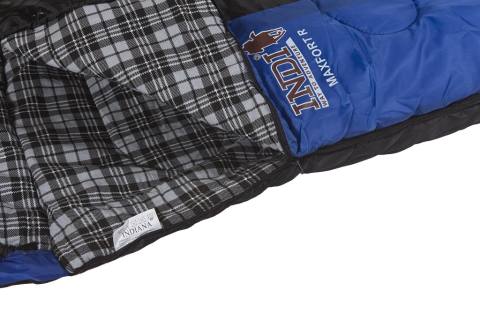 Спальный мешок INDIANA "MAXFORT" R-zip (черный) t +15/-8, правый