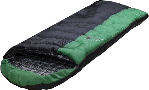 Спальный мешок INDIANA "MAXFORT EXTREME" L-zip (черный) t +9/-27, левый